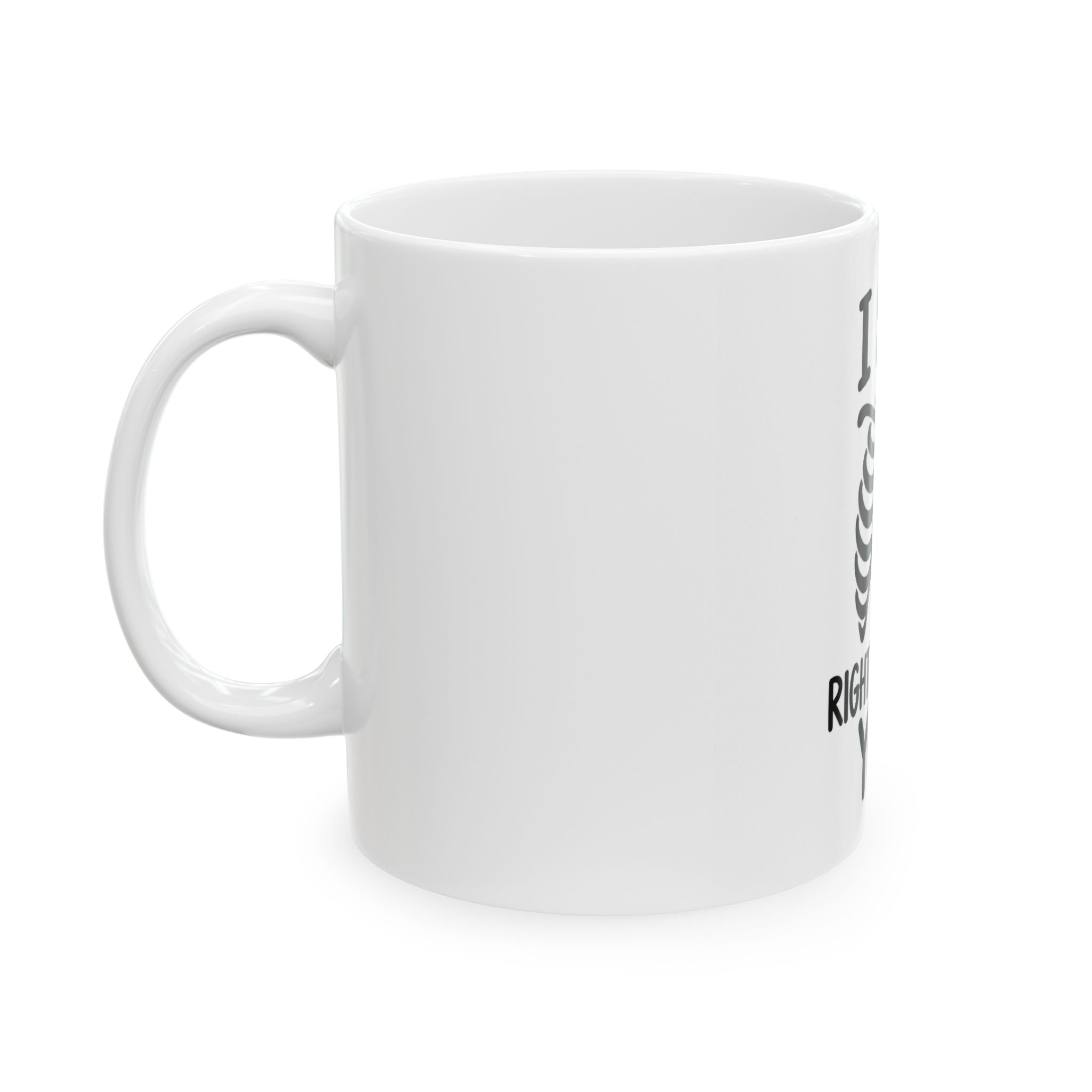 I See Right Through You Skeleton Ribcage Ceramic Mug (11oz, 15oz)