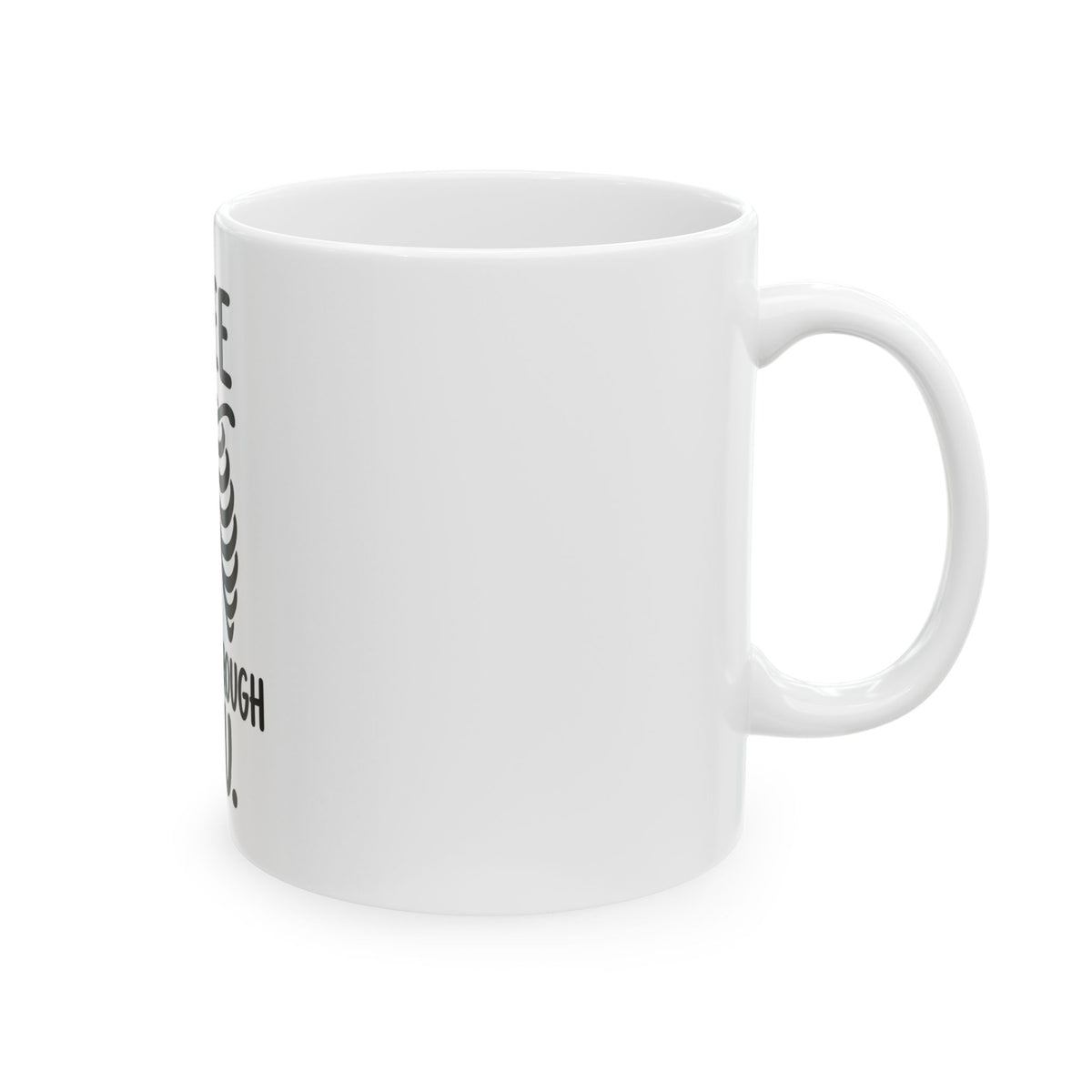 I See Right Through You Skeleton Ribcage Ceramic Mug (11oz, 15oz)
